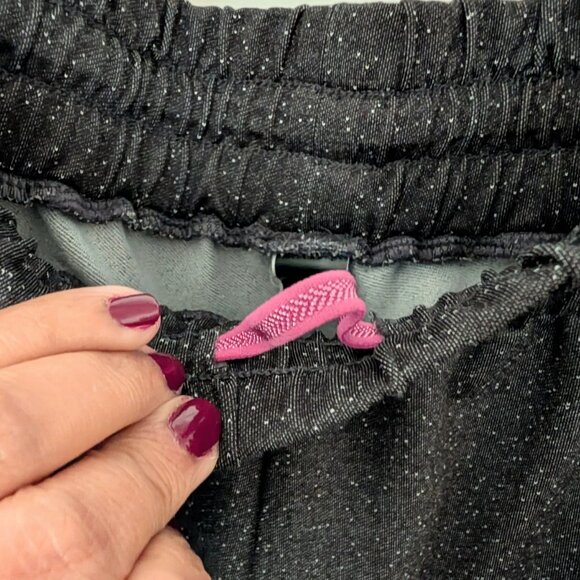 MPG Totally Ombre Printed Jogger Pants Women's M Black Grey Athleisure - Picture 3 of 9